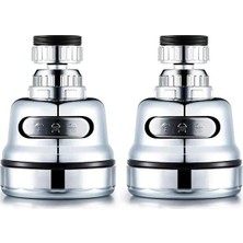 Daisy Home 2 Adet Smartizi 3 Fonksiyonlu Oynar Başlıklı Tasarruflu Musluk Ucu - Tazyikli Lavabo Batarya Başlığı