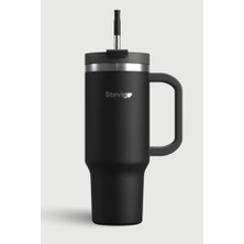 Daisy Home 2 Moods Tuck-In Tumbler Sızdırmaz Çelik Termos 900 ml Black ST-236