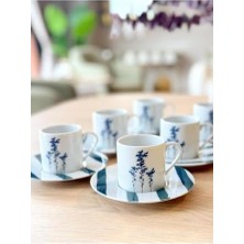 Daisy Home Girye Desen3 6 Kişilik 12 Parça Kahve Fincanı 90CC 04PPO000643