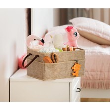 Daisy Home Geniş Hacimli Bebek Bakım Çantası Bej
