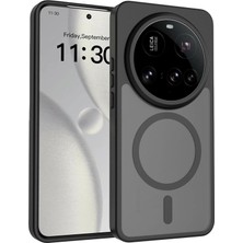 Daisy Home - 15 Ultra ile Uyumlu Mi Kılıf Kamera Çıkıntılı Magsafe ile Uyumlu Şarj Destekli Hassas Tuşlu Yumuşak Mat Kapak - Siyah