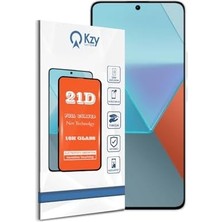 Daisy Home Kzy Iletişim 13 Pro ile Uyumlu Tam Kaplayan 21D Temperli Ekran Koruyucu Cam