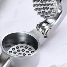 Daisy Home Paslanmaz Çelik Sarımsak Ezici - Pratik Sarımsak Ezeceği - Mutfak Için