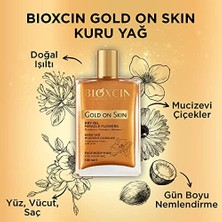 Daisy Home On Skin Kuru Yağ – Yasemin, Manolya, Hanımeli, Kalendula ve Hindistan Cevizi Yağları Içeren Işıltı Veren Nemlendirici – 100 ml – Tüm Cilt Tipleri Için