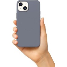 Daisy Home 13/14 ile Uyumlu Kılıf - ile Uyumlu Şarj Özellikli, Lavendery Gray Silikon Kapak - Plas - Darbeye Dayanıklı, Yumuşak Koruma