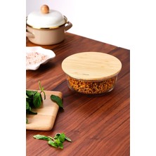 Daisy Home Emsan Naturel 650 ml Dikdörtgen Borosilikat Saklama Kabı