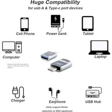 Daisy Home Iphone Windows Ile Uyumlu Type-C To USB 3.0 (Yüksek Hızlı) Veri Aktarımı Otg Çevirici Dönüştürücü Adaptör Subzero CNR10 Type-C Otg Çevirici