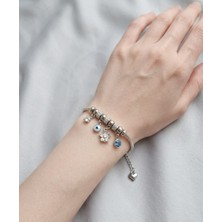 Stainless Steel Çelik Charm Bileklik