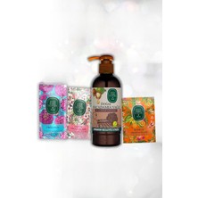 Daisy Home Macadamia Losyon 250 Ml, Mandalina 50'li, Okyanus ve Kiraz Çiçeği 150'LI ve Rosie