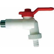 Daisy Home Kollu Bahçe Muslugu 1/2 Küresel Vana Plastik Musluk (2 Adet)