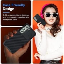 Daisy Home Galaxy S24/S24 Plus Ile Uyumlu Metal Temperli Cam Lens Koruyucu, Siyah