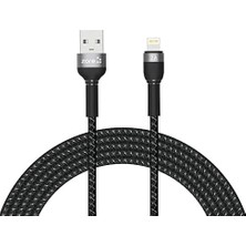 Daisy Home Shira Serisi Lightning USB Kablo 3 Metre Siyah