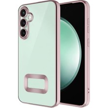Daisy Home Galaxy A56 ile Uyumlu ile Uyumlu Kılıf Kamera Korumalı Logo Gösteren Cns Omega Kapak - Derin Mor