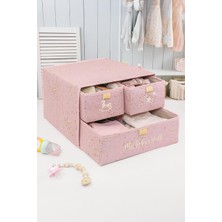 Daisy Home Pazar Kapısı Baby 3 Bölmeli Katlanabilir Çekmece - Bebek Odası Organizeri