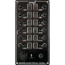 Remkay Tekne & Karavan 12LI Çakmaklı Switch Sigorta Paneli
