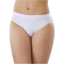 Sistina Muratech Beyaz Kadın Dikişsiz Külot Korse - 730 - Beden M