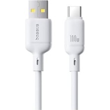 Daisy Home Silky Type-C Şrj Kbl 100W 1m -Beyaz