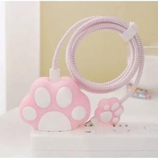 Daisy Home 18W/20W ile Uyumlu Pati Şarj Başlığı 3D Animasyon Şarj Başlığı ve Kablo Koruyucu Set