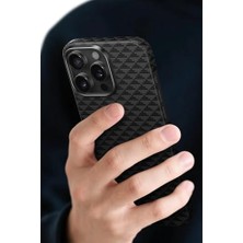 Daisy Home - 16 Pro ile Uyumlu Kılıf ile Uyumlu Şarj Özellikli 0,5 Süper Ince Aramid Karbon Fiber Paris Kevlar - Altın