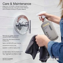 Daisy Home T28130-4-BL Venza Mastershower Tek Saplı Transfer Valfi Kiti, Duvara Montaj, Valf Gerekli, Mat Siyah