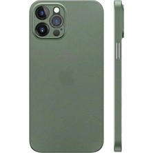 Daisy Home Undeplus 13 Pro Max ile Uyumlu Kılıf Ultra Ince Hayalet Sert Kapak Yeşil