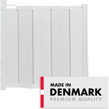 Babydan Alma Katlanabilir Bebek ve Çocuk Güvenlik Kapısı 55 - 89 cm - Beyaz
