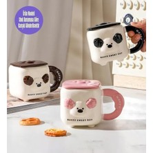 Daisy Home 3D Kabartma Köpek Figürlü Seramik Kupa