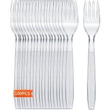 Daisy Home Benim Marifetlerim - Şeffaf Çatal 100 Adet