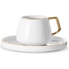 Daisy Home Karaca Saturn 6 Kişilik Kahve Fincanı Takımı 100 ml Gold