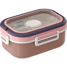 Daisy Home Vip Ahmet Vip Ahmet Bölmeli Kaşık Çatallı Beslenme Kutusu Tekli VP-943, Çok Renkli