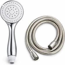 Daisy Home Paslanmaz Çelik Duş Hortumu ve El Duşu Seti, 150 cm Esnek Hortum, Yüksek Basınçlı Duş Başlığı, Kireç Önleyici Nozullar, Evrensel Bağlantı, Banyo Için,el Duşu ve Paslanmaz Çelik Duş Hortumu Seti 150 cm