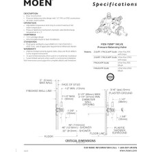 Daisy Home FP62325PF M-Pact Poz-Sıcaklık Basınç Dengeleyici Valf 1/2" Sıkma Halkası Pex Bağlantılı Veya Cilasız