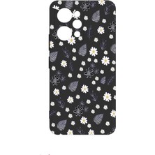 Daisy Home Desenli 12 Uyumlu Telefon Kılıfı – Koruyucu Telefon Kılıfı – Siyah Zemin, Modern Sanatsal Tasarım ve Desen Kalitesi Pöfüdü02 (Daisy)