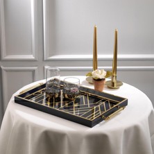 Daisy Home Schäfer Kunst Tepsi-1 Parça-Lacivert