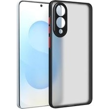 Daisy Home - ile Uyumlu Galaxy S25 Edge Kılıf Mat Parmak Izi Yapmaz Kamera Korumalı Renkli Tuşlu Sert Silikon Kapak