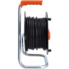 Daisy Home 20 Metre Makaralı Uzatma Kablosu 3x2.5mm Ttr – 4 Prizli, IP20, Güç Göstergeli, Dayanıklı Dış Mekan ve Iç Mekan Kullanımı Için Seyyar Elektrik Kablosu