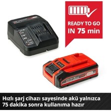 Daisy Home Orijinal 4 Ah Plus Power X- Başlangıç Seti (1x 18V 4 Ah Akü, 1 x 3A Şarj Cihazı, 75 Dakika Şarj Süresi, Tüm Power X- Cihazları Için Uygundur)