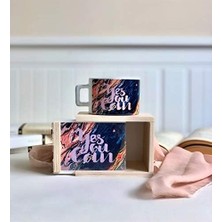 Daisy Home Giftmoda Başarabilirsin Motto Tasarımlı Kutulu Kupa