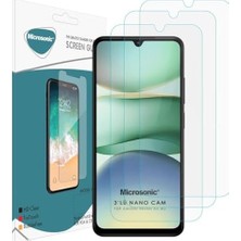 Daisy Home A5 4g Screen Protector Glass Cam Ekran Koruyucu (3`lü Paket) [ A5 4g ile Uyumlu Ekran Koruyucu - Şeffaf]