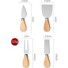 Daisy Home Orret Home 4’lü Mini Peynir Kesme ve Servis Seti – Ahşap Saplı Peynir Bıçakları, Sert ve Yumuşak Peynirler Için Uygun, Şık Sunum ve Atıştırmalık Servis Aleti, Mutfak ve Sofra Sunum Seti