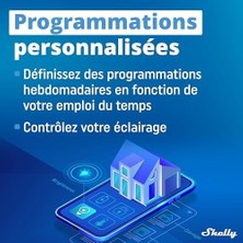 Daisy Home Plus 2pm | Wi-Fi ve Bluetooth 2 Kanallı Akıllı Röle Şalteri | Güç Tüketimi Ölçümlü Panjur Şalteri | Ev Otomasyonu | Alexa Aksesuarı | Ios Uygulaması (4'lü Paket)