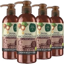 Daisy Home Doğal Macadamia Yağlı El ve Vücut Losyonu 250 ml x 4