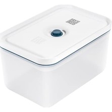 Daisy Home Zwilling Fresh & Save Vakumlu Saklama Kabı, L, Plastik, Yari Şeffaf-Akdeniz Mavisi