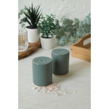 Daisy Home Keramika Yeşil Stackable Tuzluk/biberlik 6 cm
