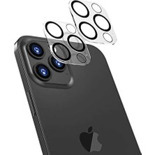 Daisy Home 13 Pro Max ile Uyumlu Kamera Lens Koruyucu Çerçeveli Koruyucu Cl-05 Renksiz