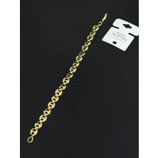 Melisa Takı & Aksesuar 14K Gold Renk Xuping Zirkon Taşlı Bileklik ( 19cm daraltılabilir)