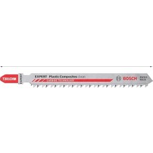 Daisy Home Professional 3x Expert 'plastic Composites Clean' T 301 Chm Dekupaj Testere Bıçakları (Wpc Ahşap Plastik, Katı Yüzey Kompoziti, Uzunluk 117 Mm, Aksesuar Dekupaj Testeresi)