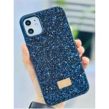 Daisy Home 11 ile Uyumlu Tasarımlı Taşlı Işıltılı Parlak Pırlanta Silikon Kılıf