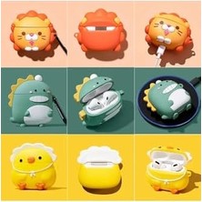 Daisy Home Caseonn Kılıf Karakter Figürlü Kedi Pembe Pudra Galaxy Buds Fe ile Uyumlu