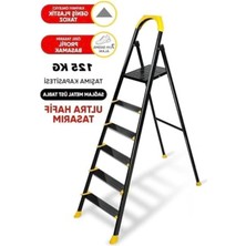 Cekar Store Ze Zigana Hardy Özel Tasarım Hafif Merdiven, Kaymaz,özel Üçgen BASAMAKLAR,125 kg Taşıma Kapasitesi, (5+1)